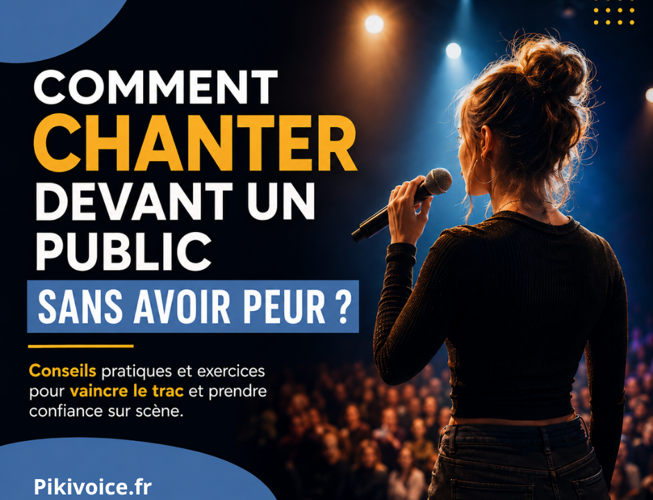 Comment chanter devant un public sans avoir peur ?